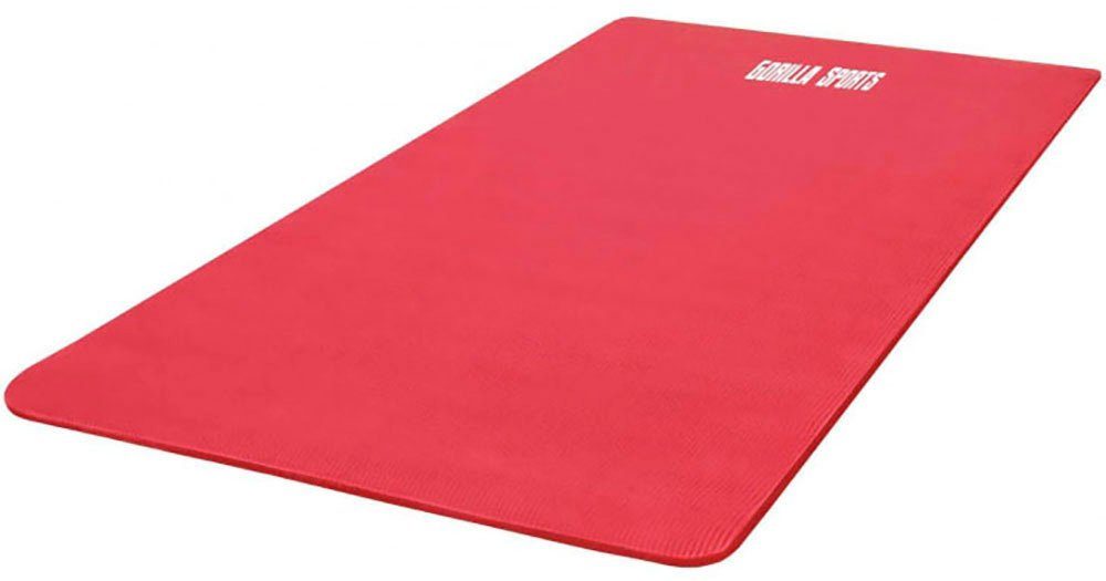 GORILLA SPORTS Yogamatte Sportmatte 190 x x cm rot 100 1,5