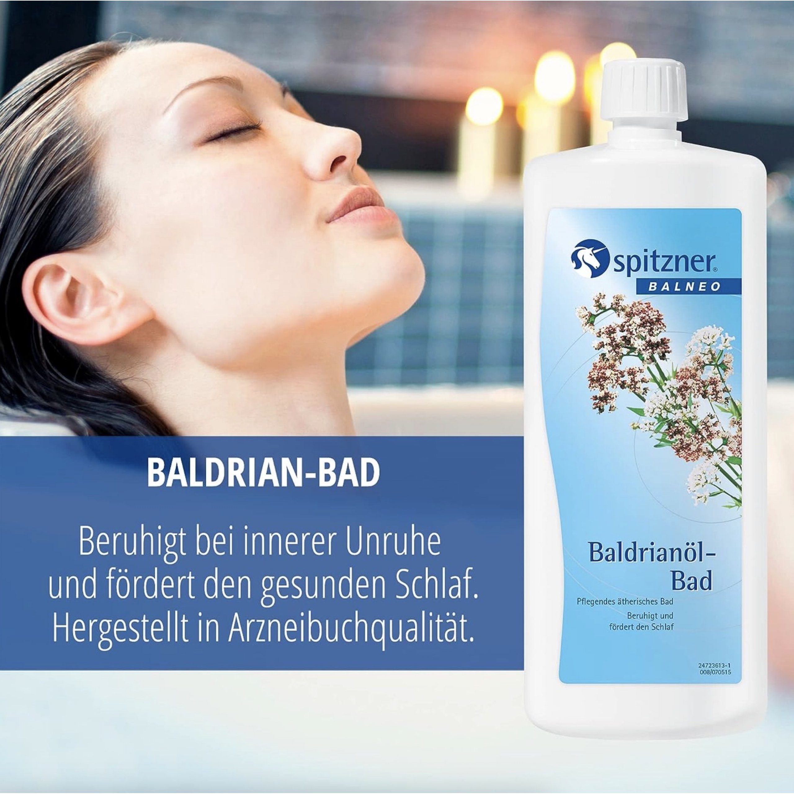 Spitzner Badezusatz Spitzner Baldrianöl Bad 1 Liter Gesundheitsfördernder Badezusatz