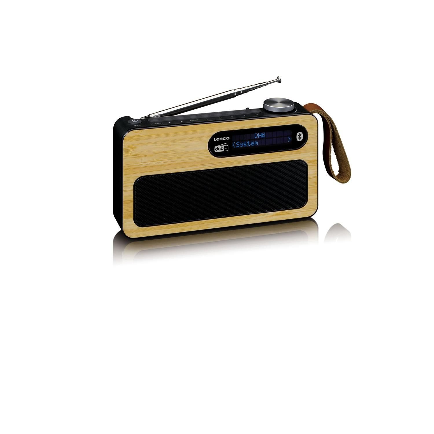 Lenco PDR-040 Digitalradio (DAB) (Digitalradio (DAB), FM-Tuner mit RDS, Bluetooth)