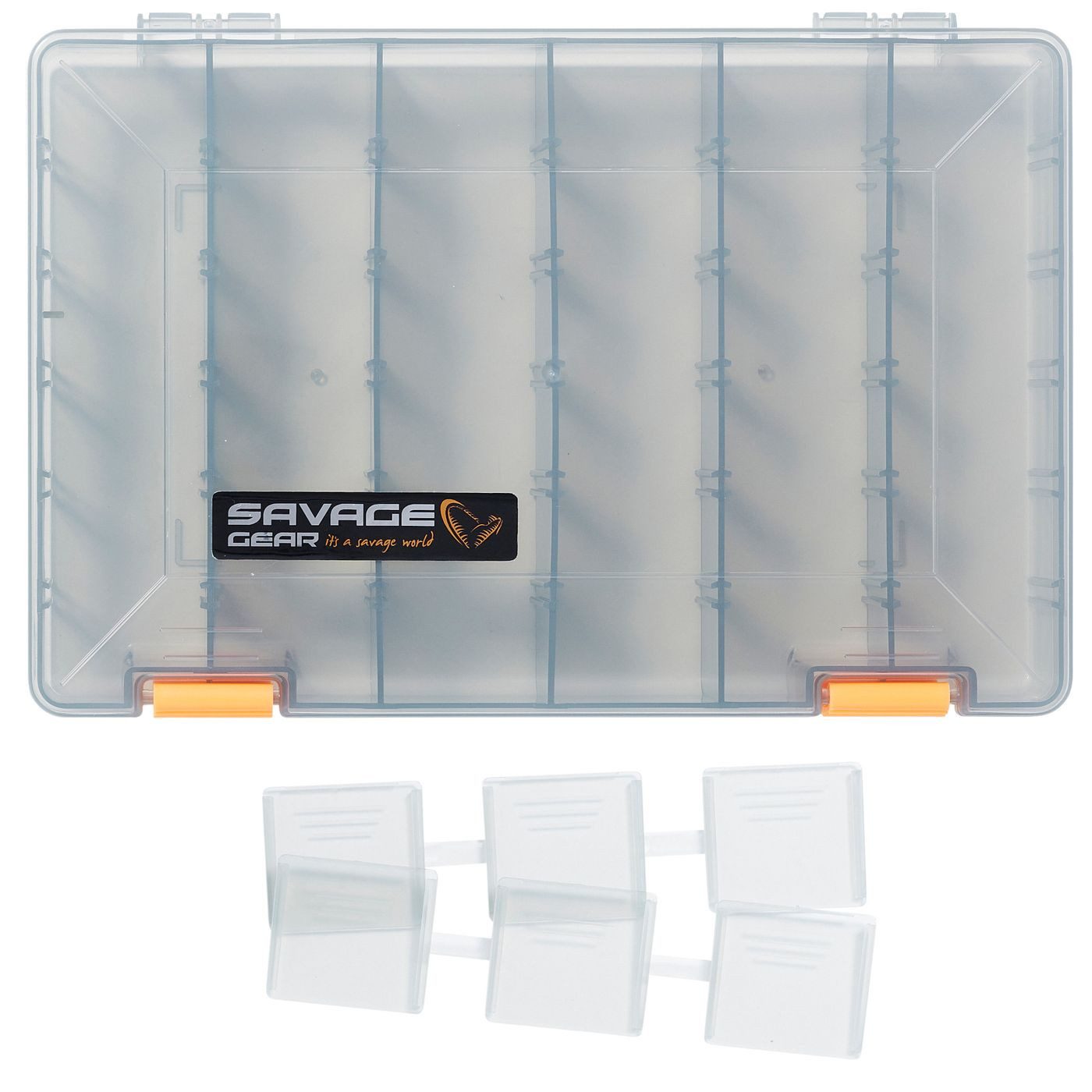 Angelkoffer Savage Gear Lurebox 27,5x18x4,5cm Smoke - Kunstköderbox