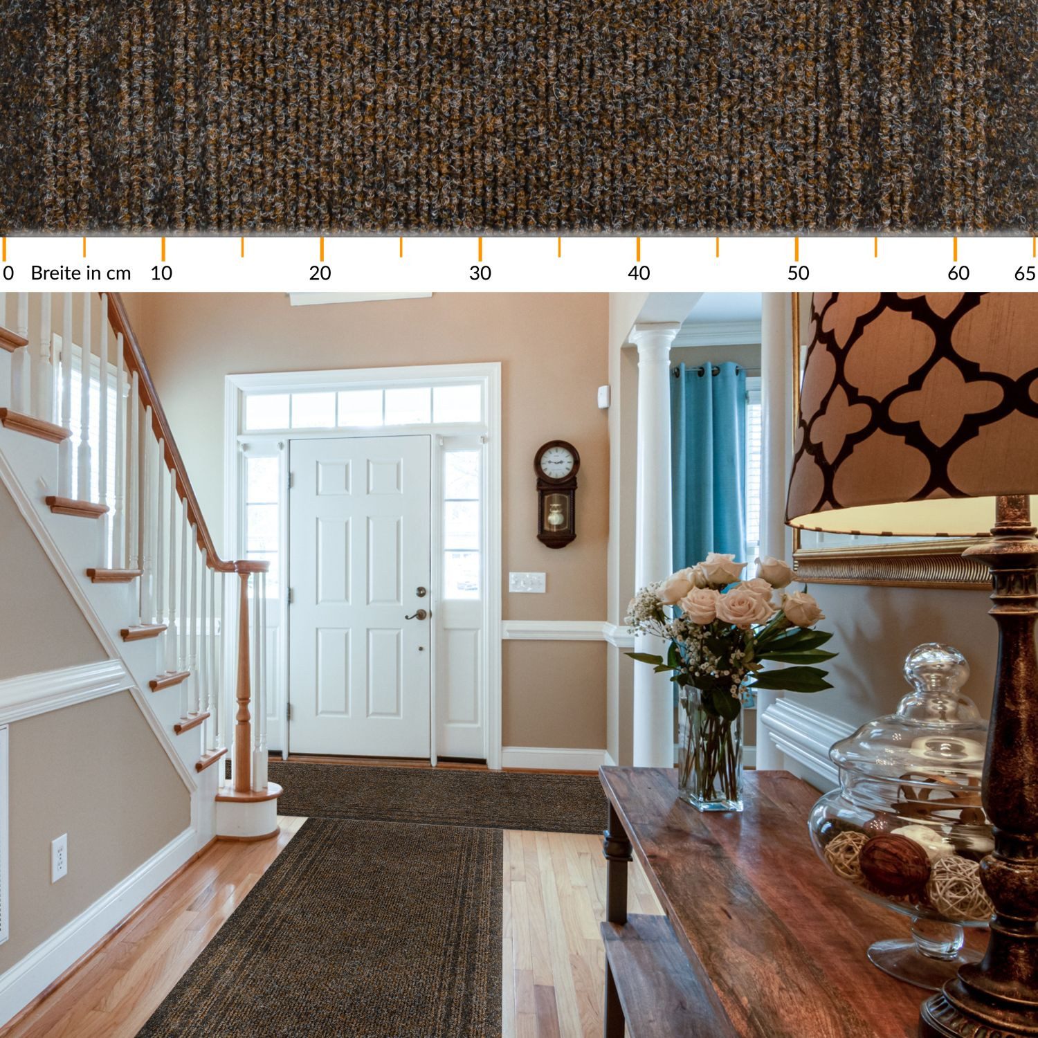 ANRO Läufer Teppich Flurläufer Läufer Textil PASSAT, Eckig, Höhe: 5 mm, Tex günstig online kaufen