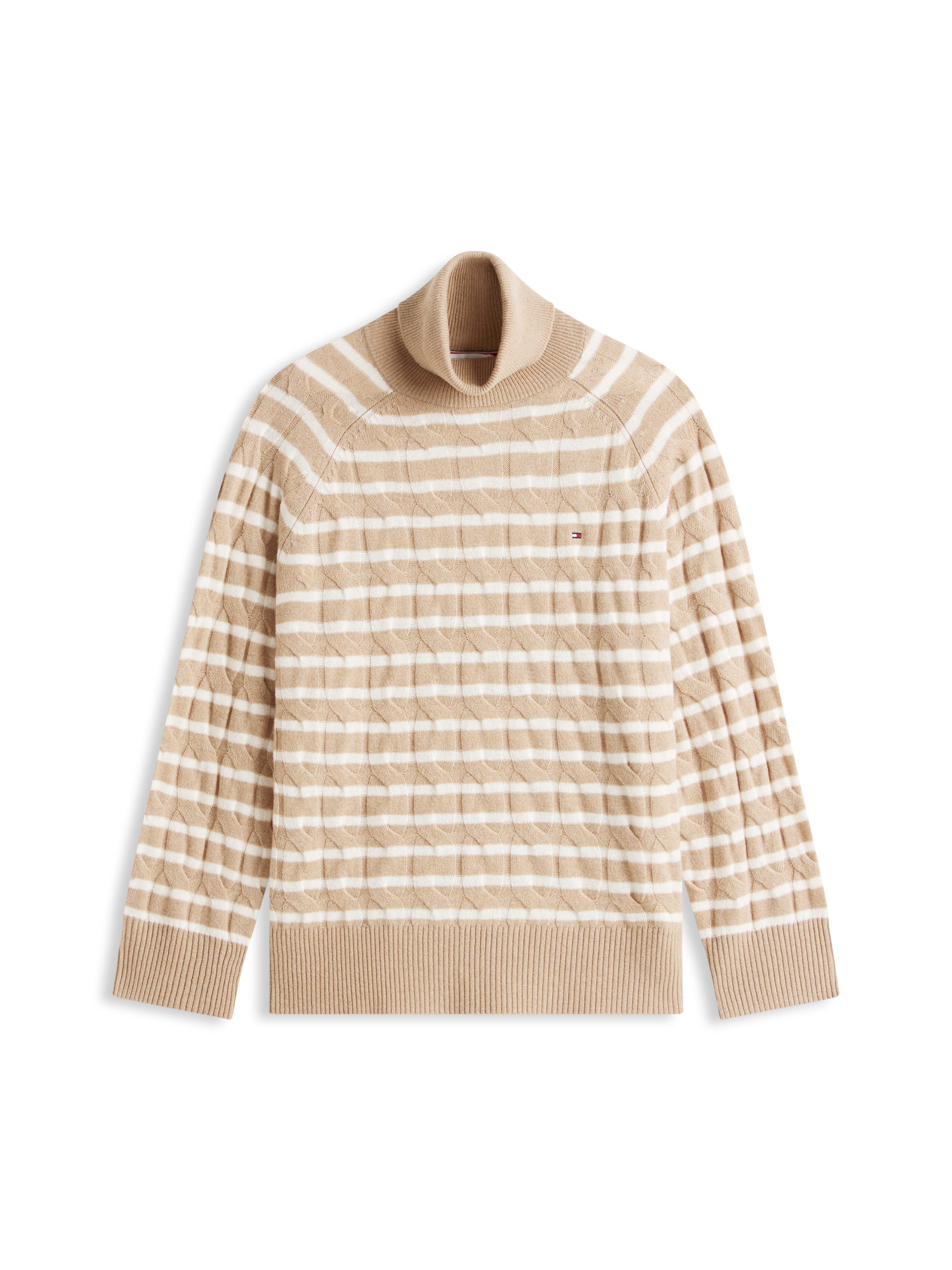 Rollkragenpullover CRV SOFT WOOL CABLE ROLL-NK SWT