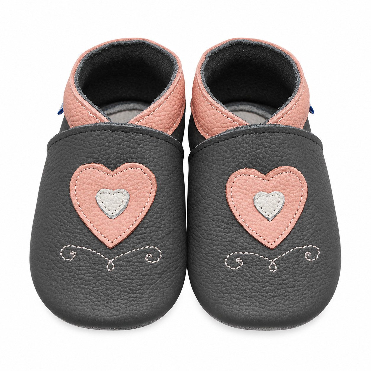 Yihakids Yihakids Baby Lauflernschuhe – Weiche Lederpuschen, Rutschfest Krabbelschuh