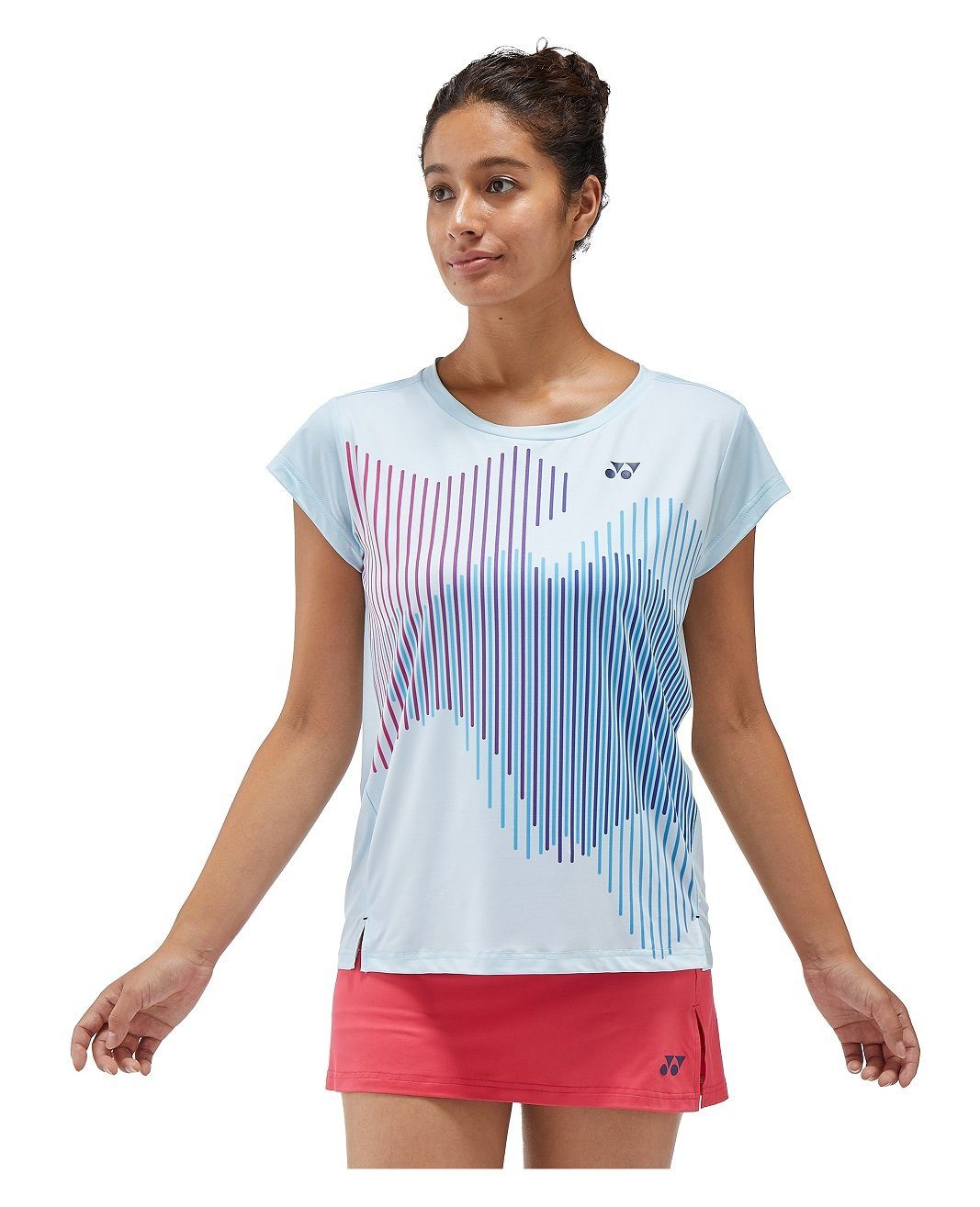 Yonex Tennisshirt Crew Neck US Open 2024 mintblau Damen