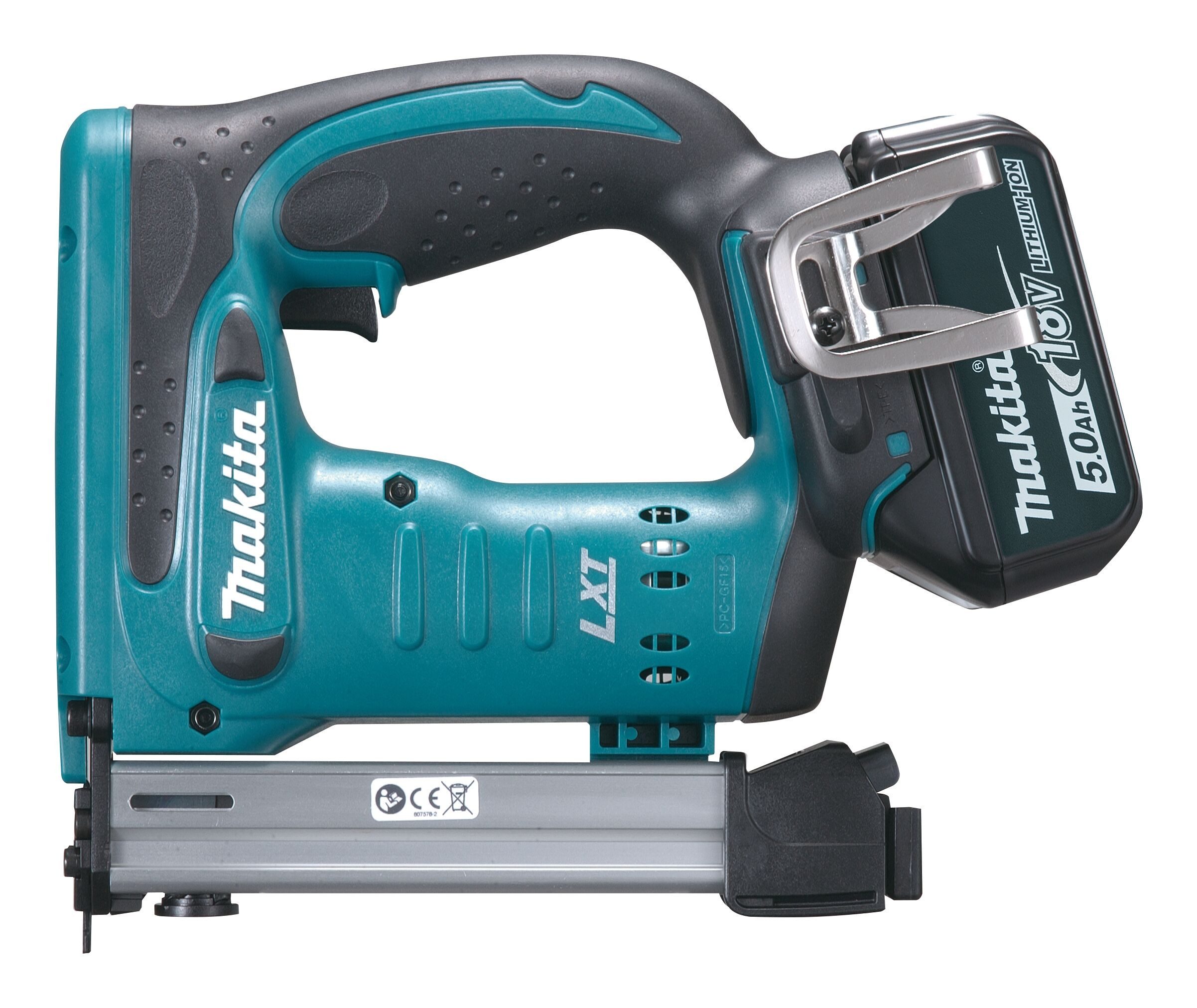 Makita Akku-Tacker, 18 in V, 18V, DST221RTJ, 10 mm, 10-22 mm, 2 x 5 Ah Li-Ion in MAKPAC 2