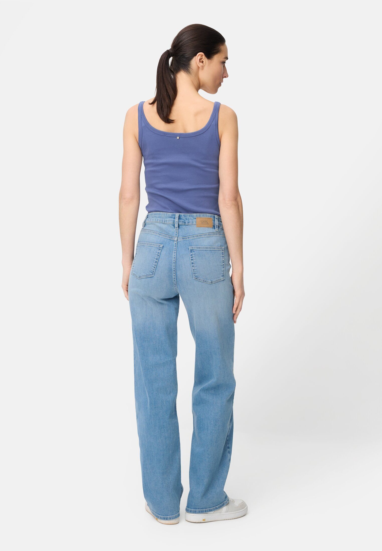 camel active 5-Pocket-Jeans mit weitem Bein Regular Fit