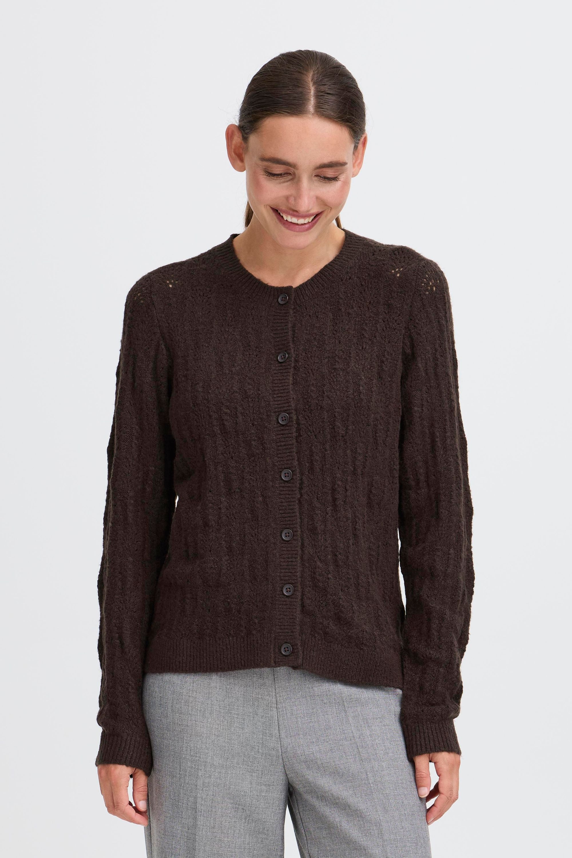 OXMO Strickjacke OXFSINVA Süßer Cardigan mit Strickmuster günstig online kaufen
