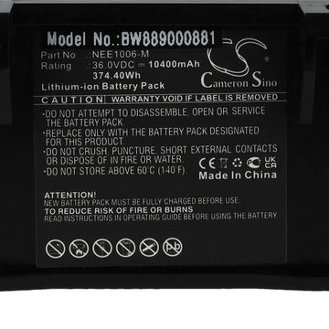 vhbw kompatibel mit Segway Ninebot MAX G30 Elektromobil-Akku Li-Ion 10400 mAh (36 V)