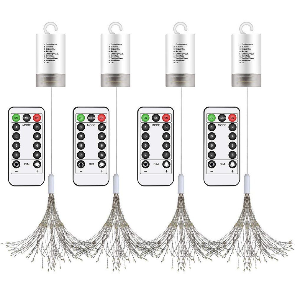 Merry 2024 Lichterkette LED Feuerwerk Hängestern Lichterketten, Weihnachtsd günstig online kaufen