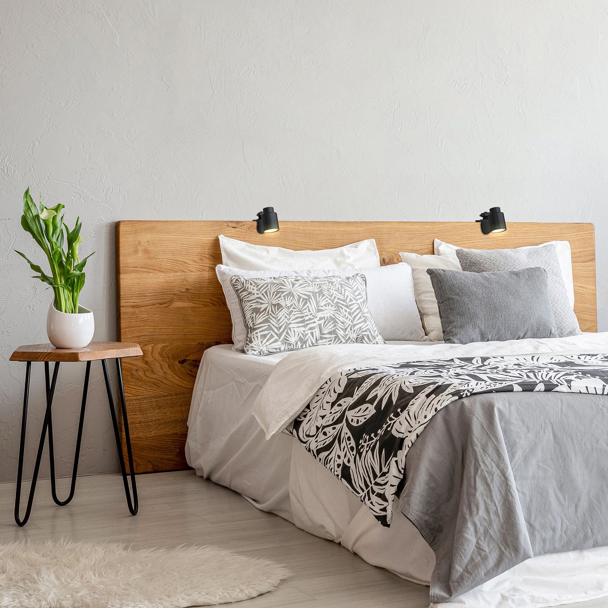 B.K.Licht Klemmleuchte BK_KL1353 LED Tischleuchte, Inkl. GU10-Leuchtmittel, günstig online kaufen