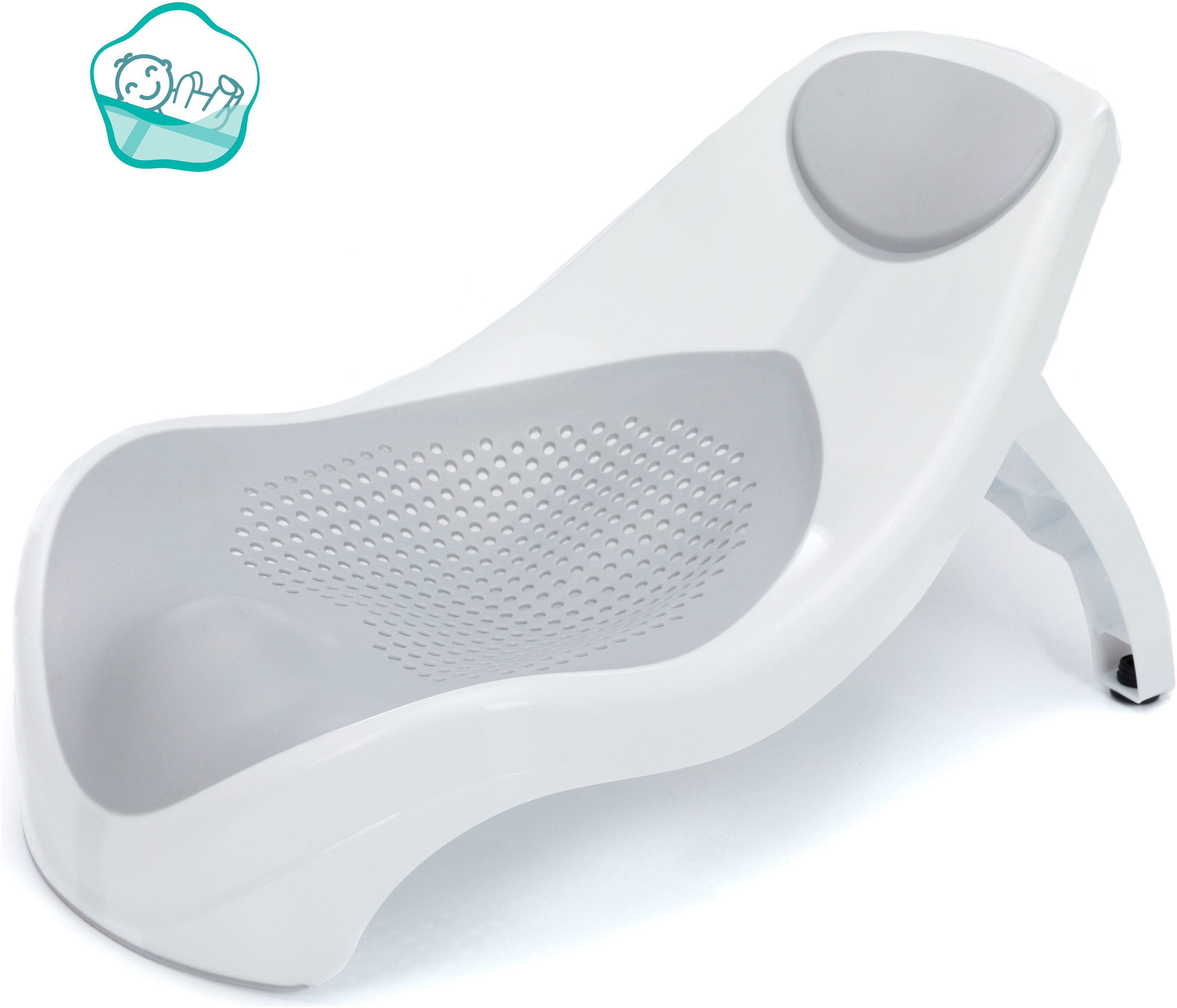 Fillikid Badesitz Badewannensitz Delfin grau