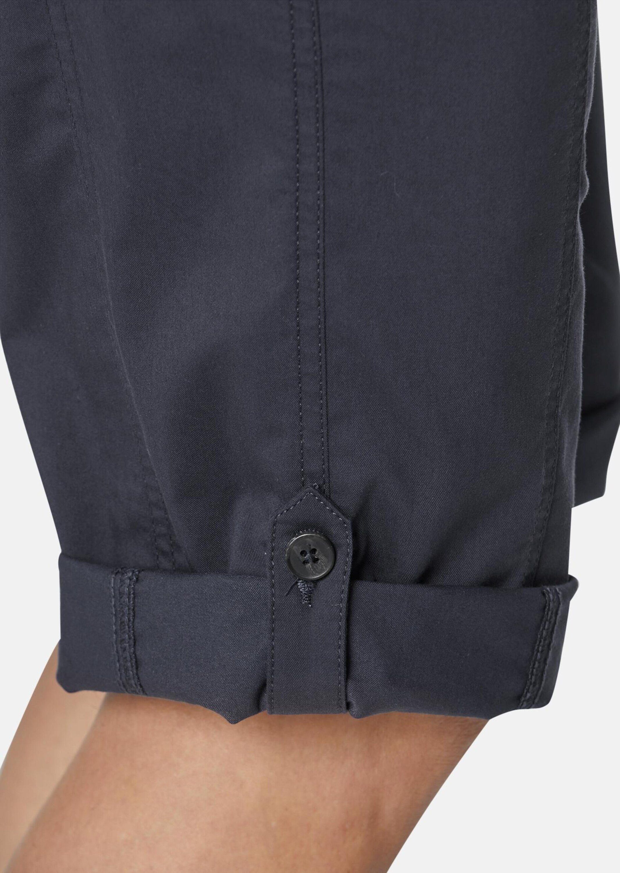 GOLDNER 7/8-Caprijeans Sportive Outdoorhose, elastischer Bund Krempelbare Freizeithose mit Taschen, Gürtelschlaufen und Knielänge – Bild 5 von 5