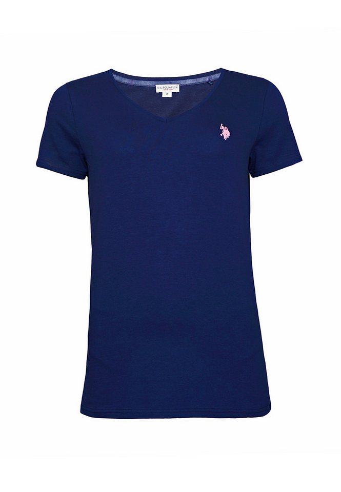 U.S. Polo Assn. T-Shirt T-Shirt Kurzarmshirt V-Neck (1-tlg., 1)