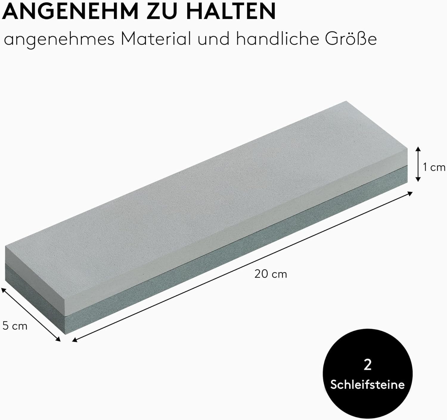 Hawerk Schleifstein Schleifsteine Set 240/1000 Körnung für Messer, grün