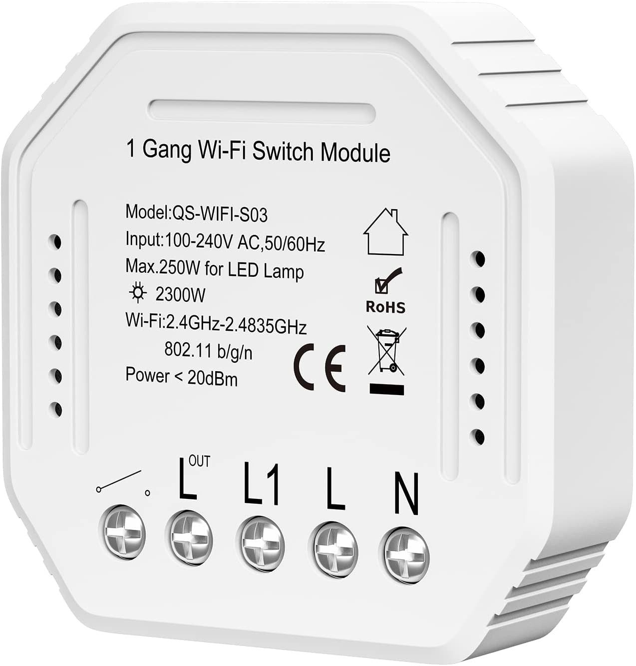 Lichtschalter WLAN Unterputz-Schalter Unterputzschalter