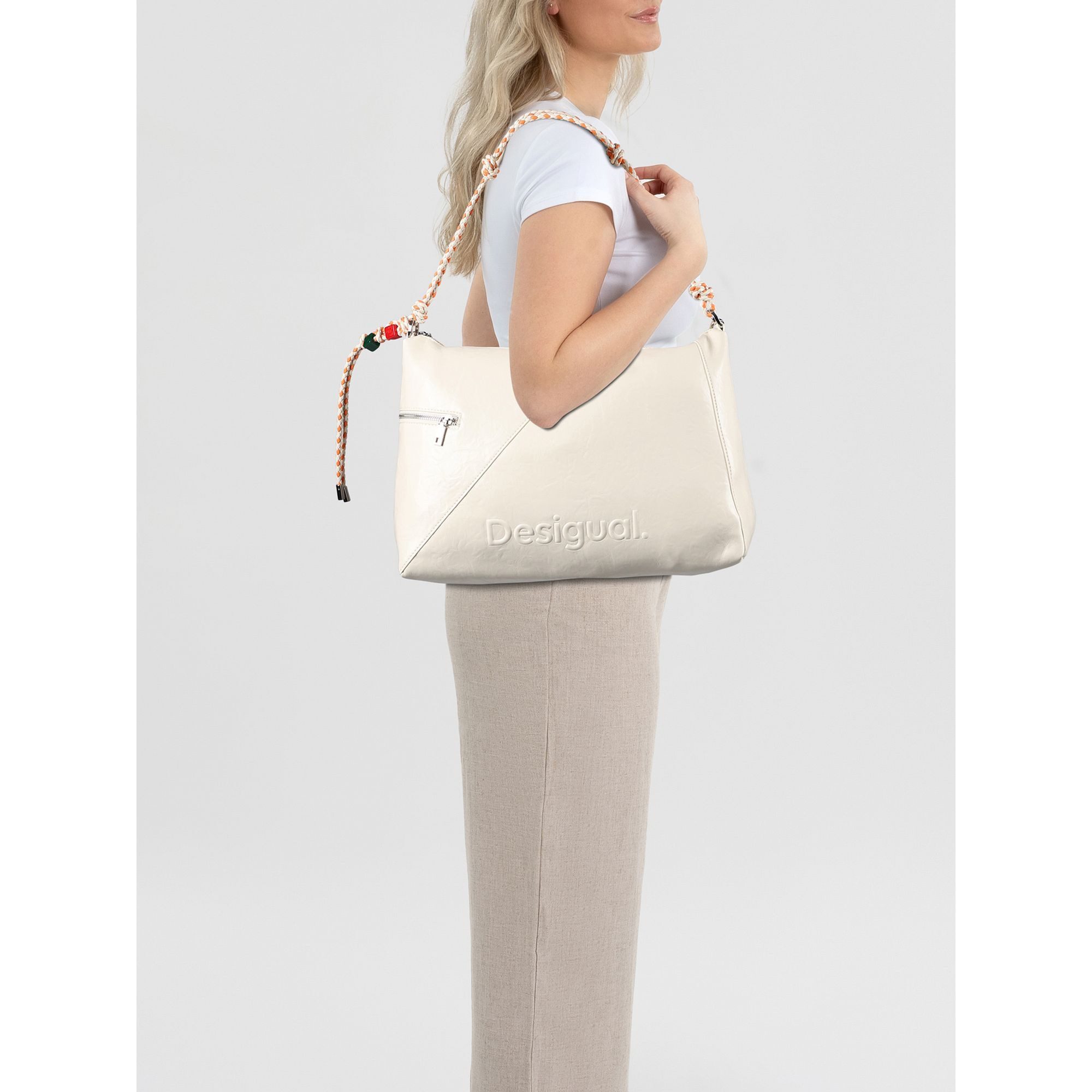 Desigual Schultertasche Half, Polyurethan
