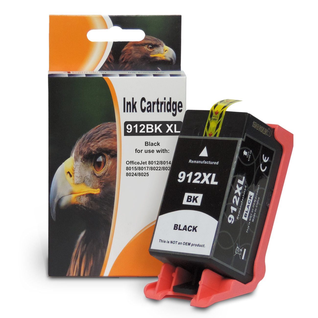 Tonerkartusche D&C HP 912XL Kompatible Tintenpatronen 4er-Set für HP OfficeJet Pro, (Kompatibel für HP OfficeJet Pro 8012 912XL, 3YP34AE), Series