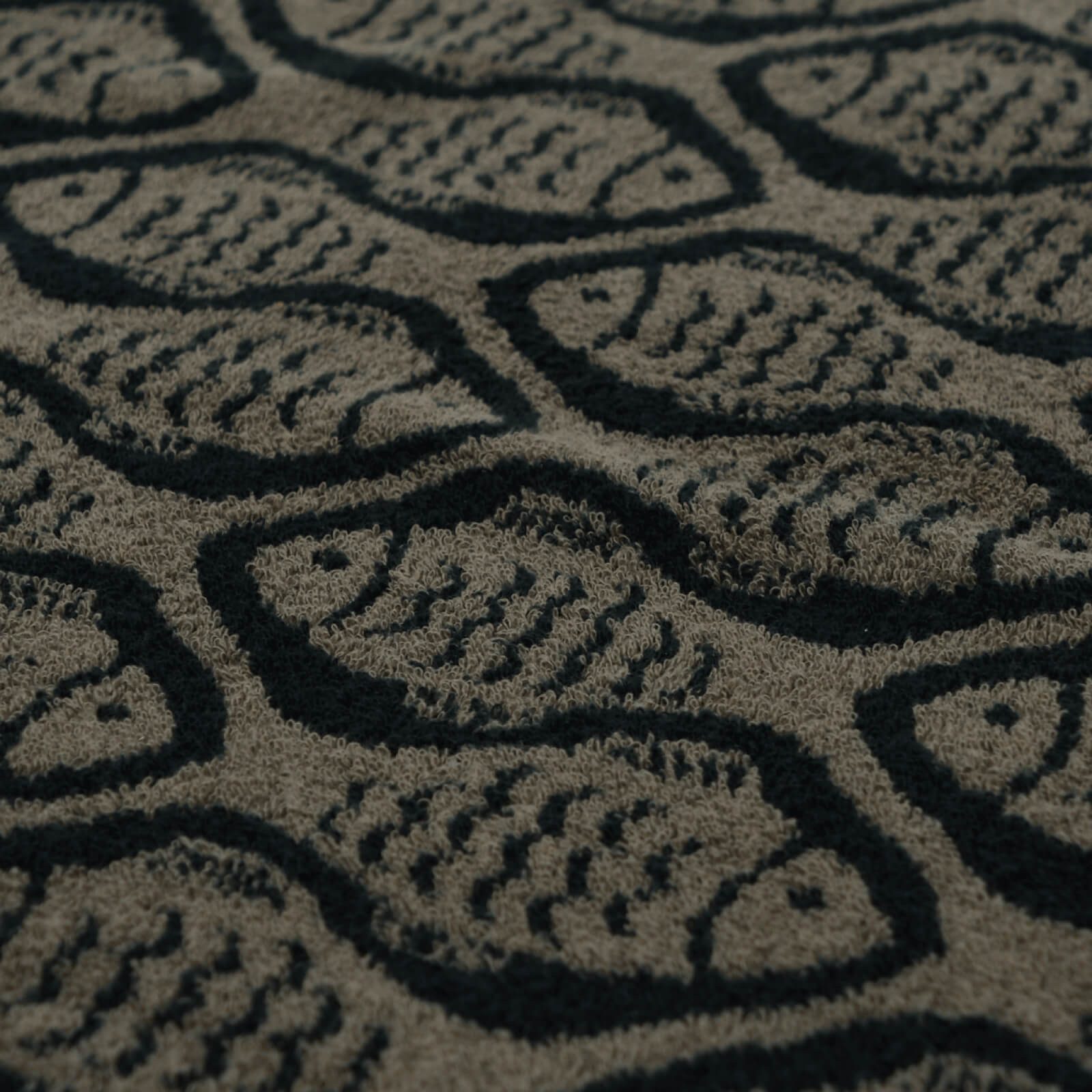 Depotex Strandtuch Strandlaken Fische Olive Grün, Baumwolle (1-St), Strandt günstig online kaufen