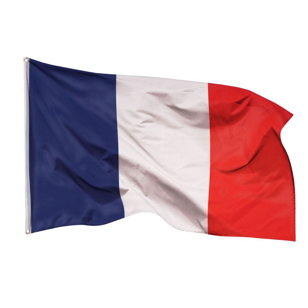PHENO FLAGS Flagge Frankreich Flagge Französische Fahne Nationalflagge (Hissflagge für Fahnenmast), Inkl. 2 Messing Ösen