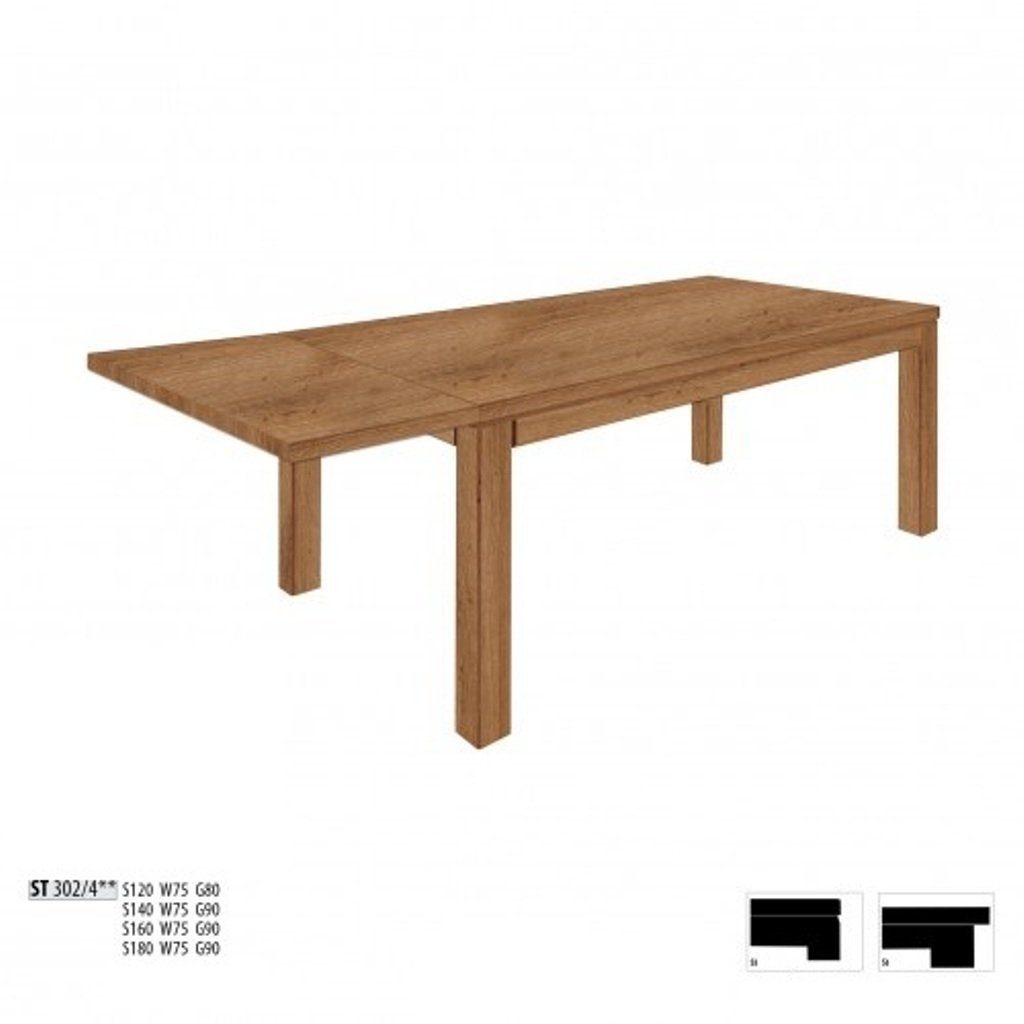 Tisch Holz Esstisch, Möbel Vollholz Holz Esstisch Esszimmer Wohnzimmer JVmoebel