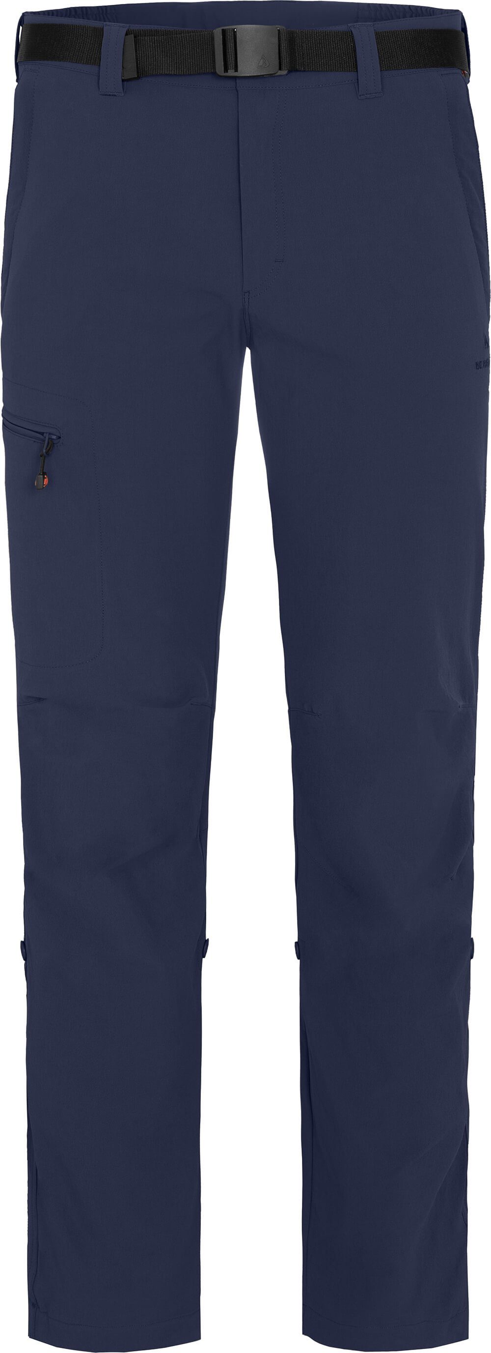 Bergson Outdoorhose REDWOOD Herren Wanderhose, vielseitig, pflegeleicht, Kurzgrößen, peacoat blau | Shorts