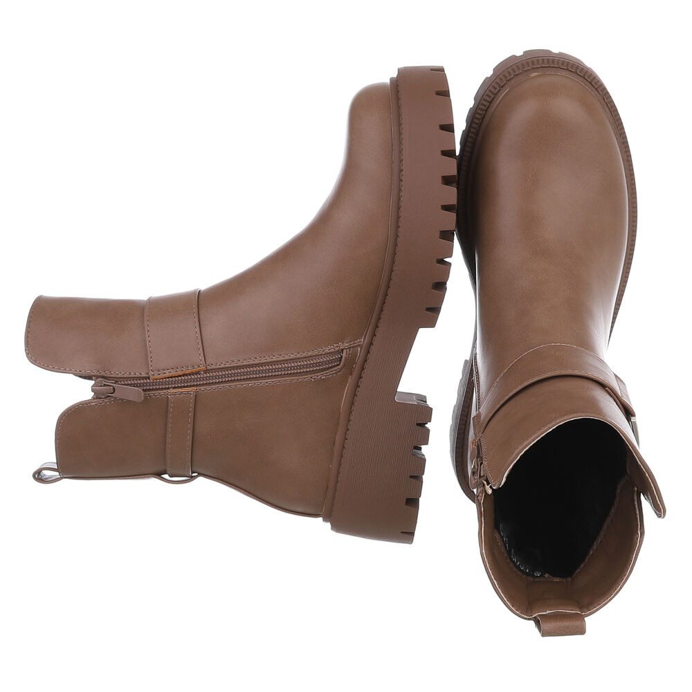 Ital-Design Stylische Ankle-Boots mit Schnalle für Damen, vielseitig Platea günstig online kaufen