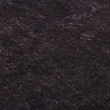 Teppich Teppich Waschbar 80x300 cm Schwarz und Golden Rutschfest Teppich, vidaXL, Höhe: 300 mm