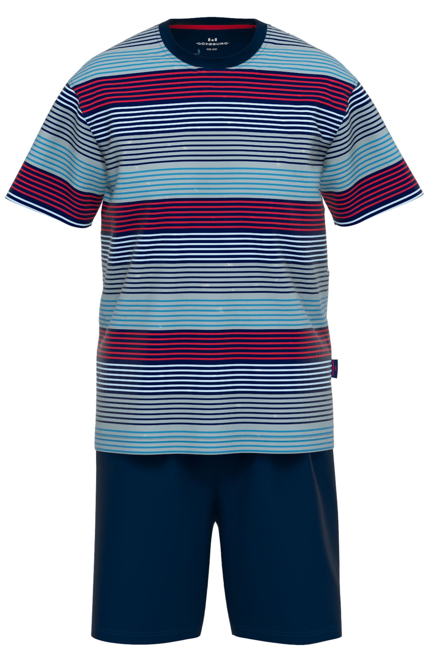 GÖTZBURG Schlafanzug Herren Pyjama kurz (2 tlg) Baumwolle günstig online kaufen