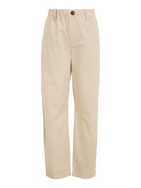 Tommy Hilfiger Schlupfhose POPLIN LONG PANTS Baby bis 2 Jahre, Taillenbund auf Gummizug