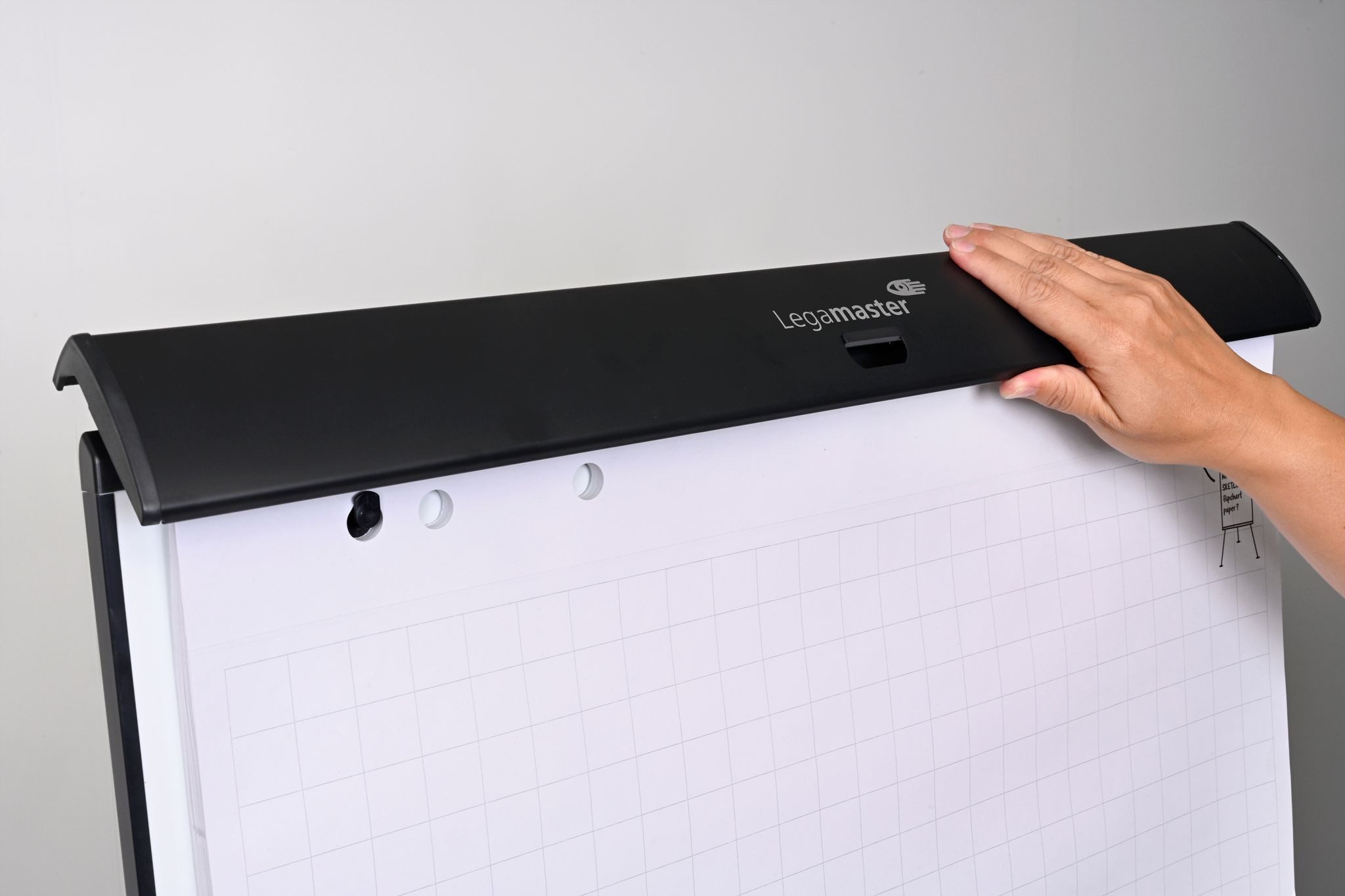 LEGAMASTER Standtafel Flipchart Sketch Pro mobil 105x68cm hellgrau