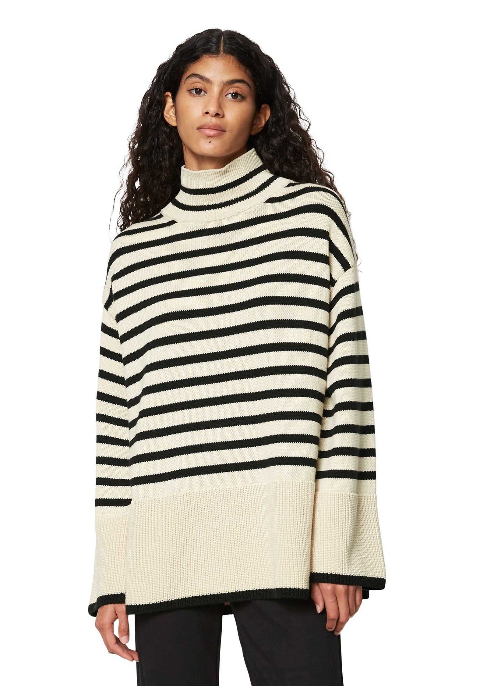 multi/chalky Strickpullover sand Marc O'Polo oversized