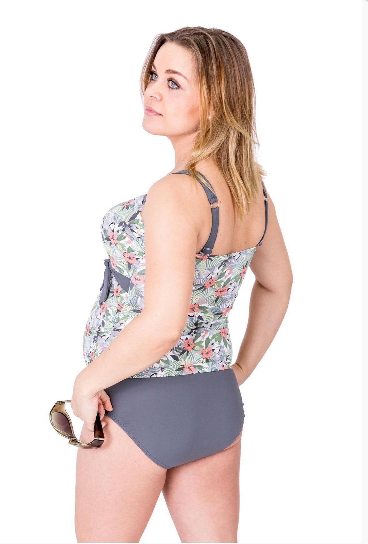 petit amour Umstands-Tankini ALENA_Tukan Bademode schwanger F/G Cup Bügel maternity swimwear (Set, 2-St., Tankinitop & Bikinislip) Design made in Germany, stylish & bequem & langlebig