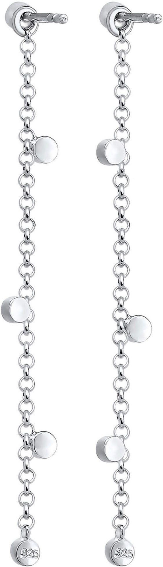 Elli Paar Ohrhänger Schmuck Geschenk Silber 925 Ohrringe, mit Glasstein – Bild 5 von 5