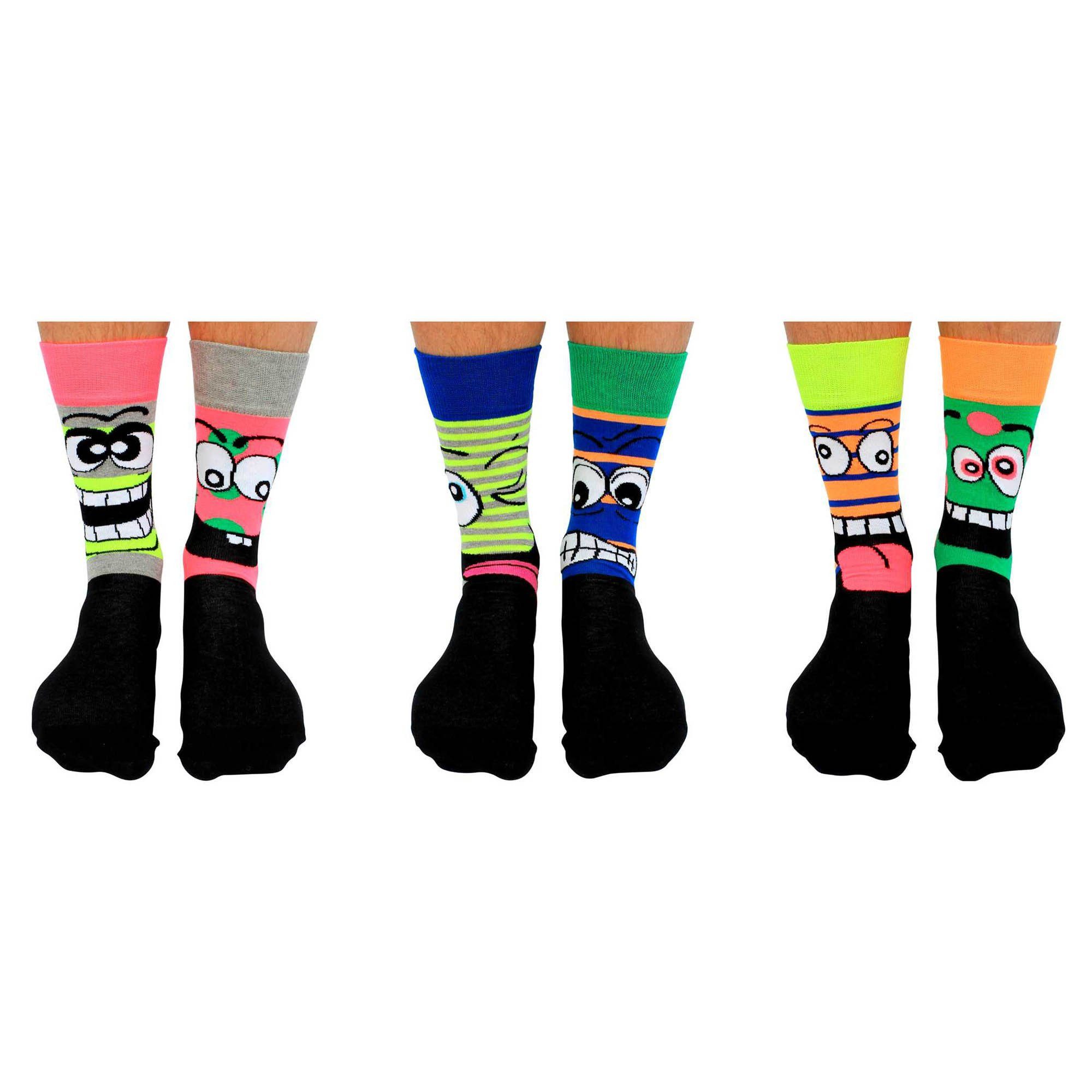 United Oddsocks Kurzsocken Herren Socken 3er Pack Baumwolle (Packung, 3er Pack)