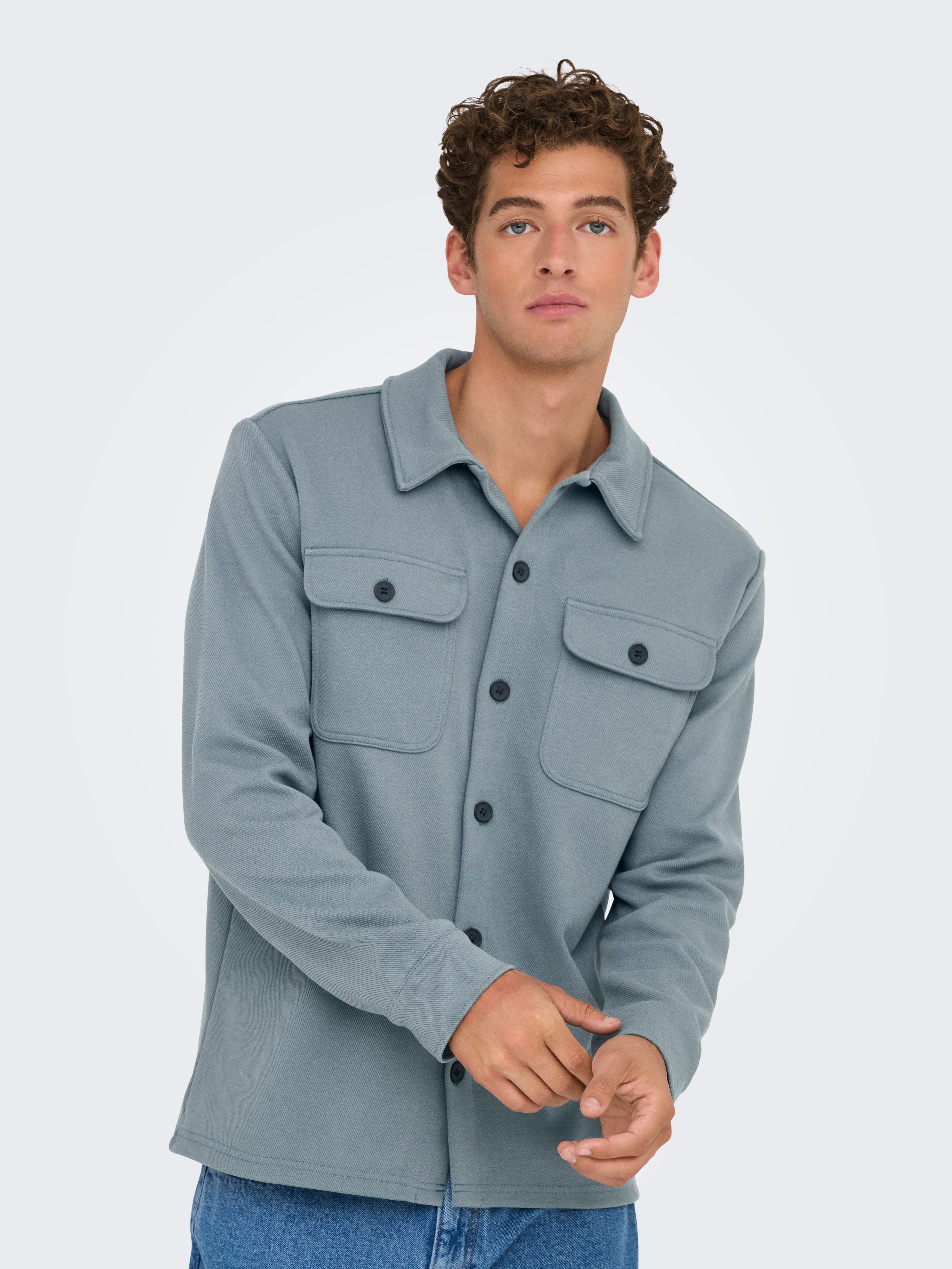 ONLY & SONS Langarmhemd ONSNEWKODYL OVERSHIRT SWEAT NOOS günstig online kaufen