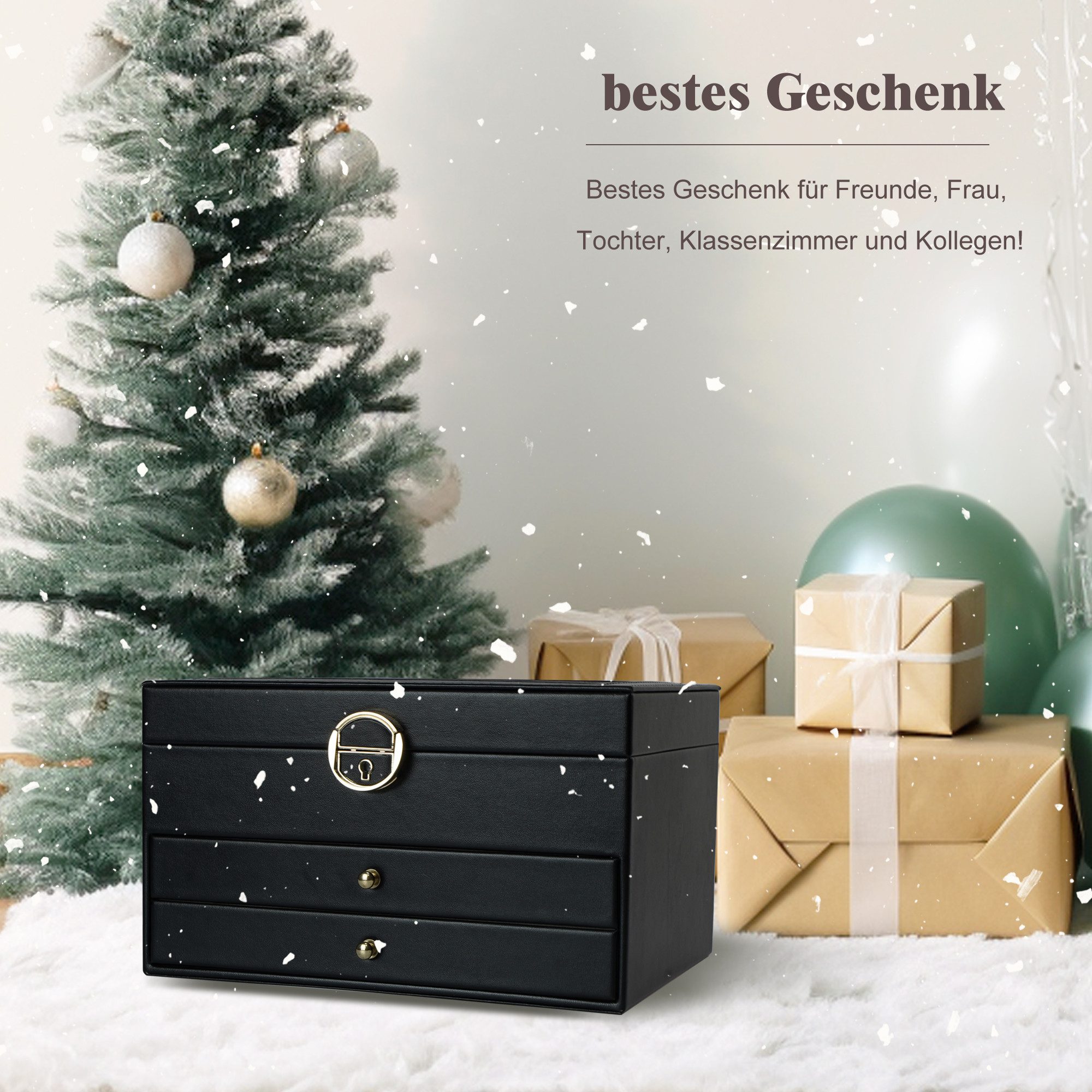 AdelDream Schmuckkasten AdelDream Schmuckkasten dreistöckige Schmuckbox günstig online kaufen