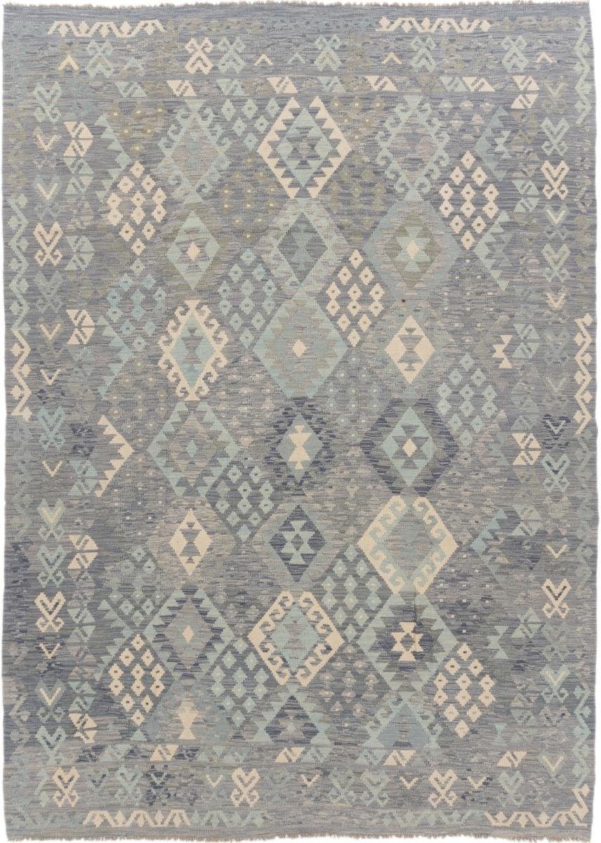 Orientteppich Kelim Afghan 249x340 Handgewebter Orientteppich, Nain Trading, rechteckig, Höhe: 3 mm