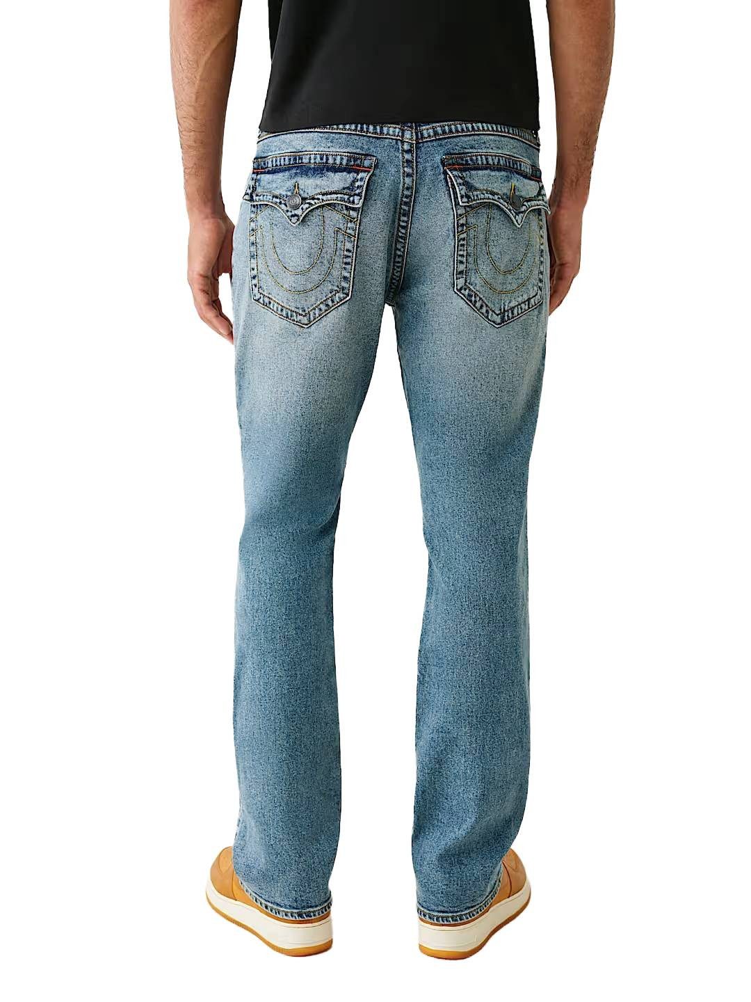 True Religion Straight-Jeans Jeans True Religion Ricky SN Flap medium wash