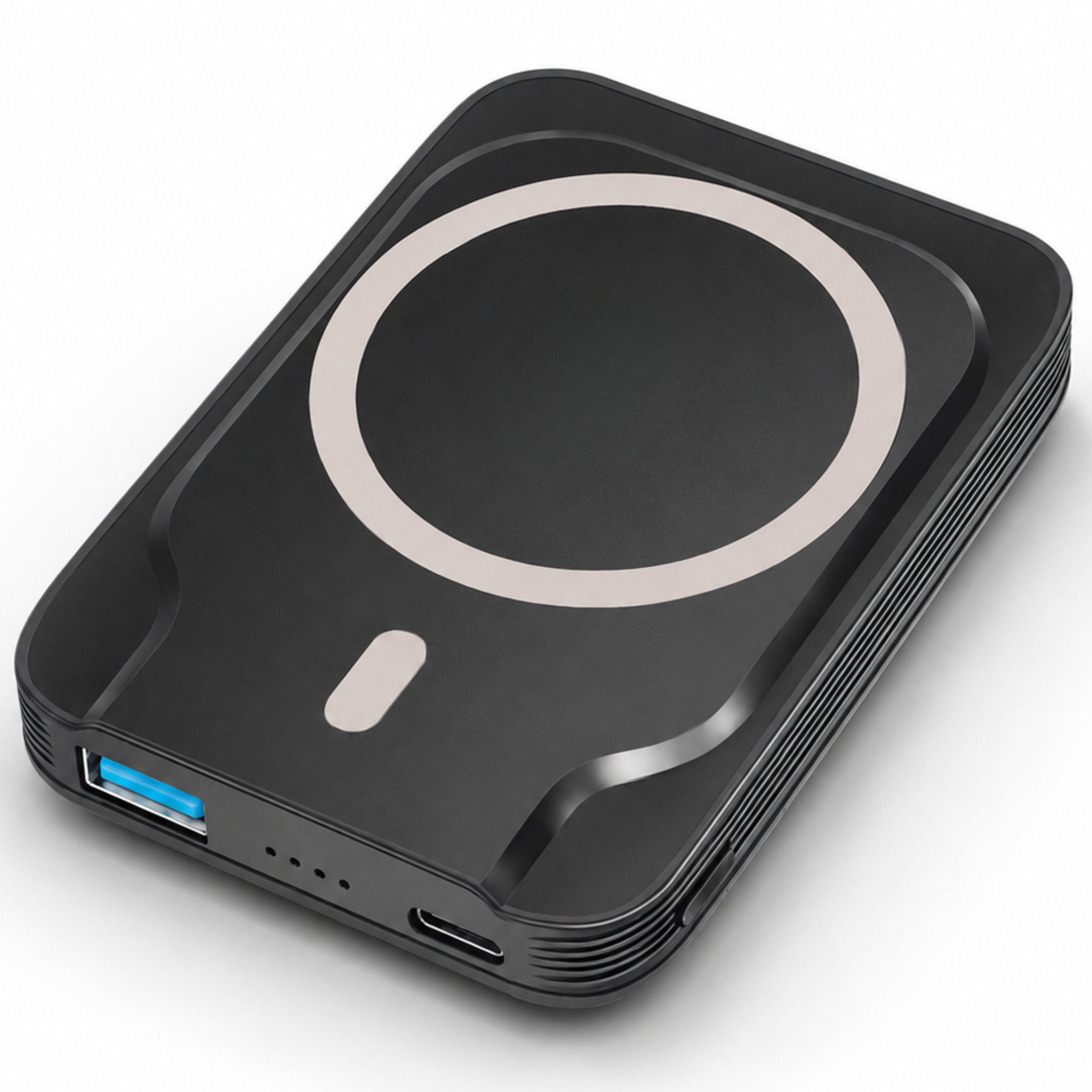 StellarLuma Powerbank 5000mAh für MagSafe iPhone Schnelladen USB-C kabellos Magnet Powerbank 5000 mAh (3,7 V), Kompakte und praktische Powerbank mit 5000mAh & MagSafe Kompatibilität