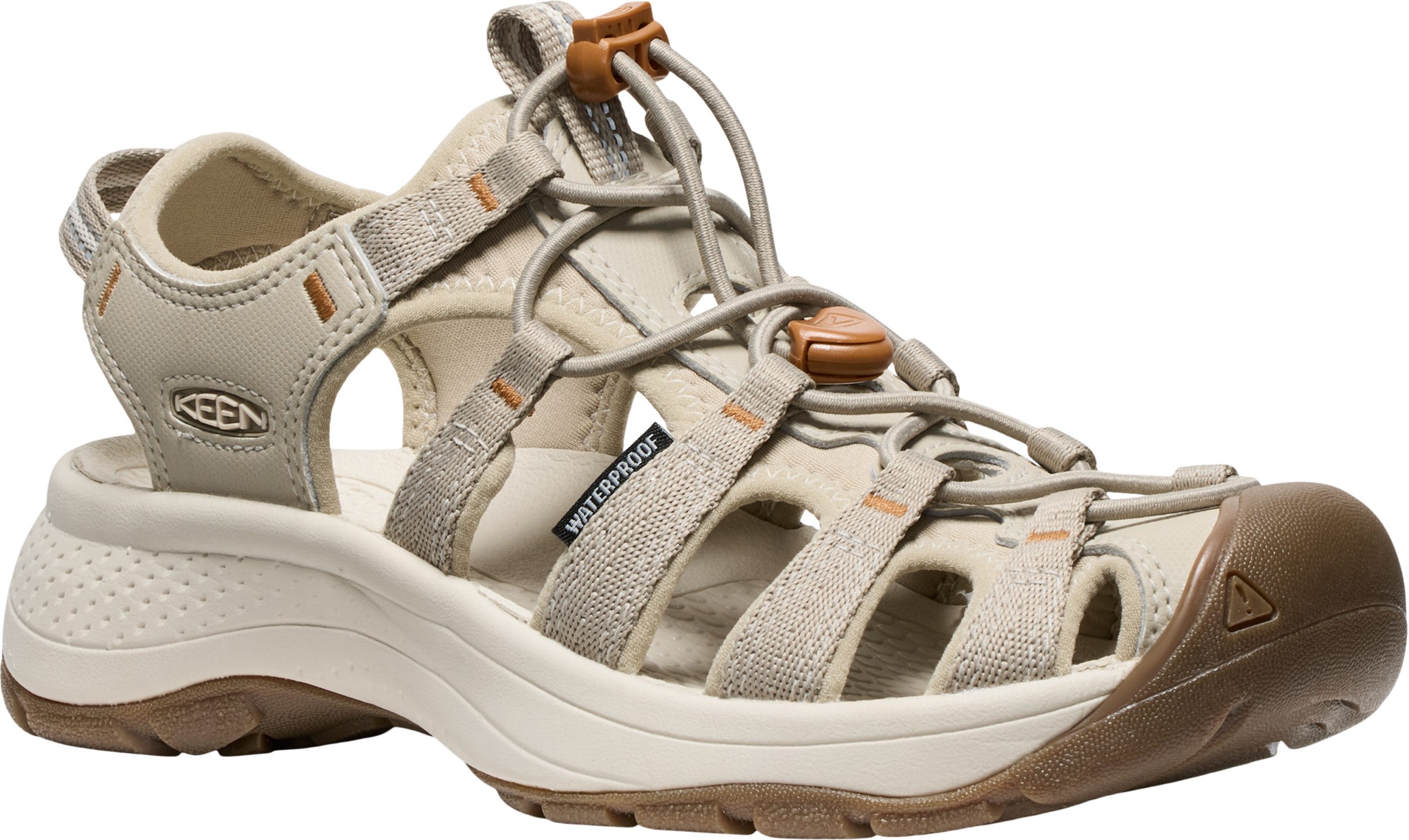 Keen ASTORIA WEST SANDAL W-PLAZA TAUPE/ROASTE PLAZA TAUPE/ROASTED PECAN Outdoorsandale