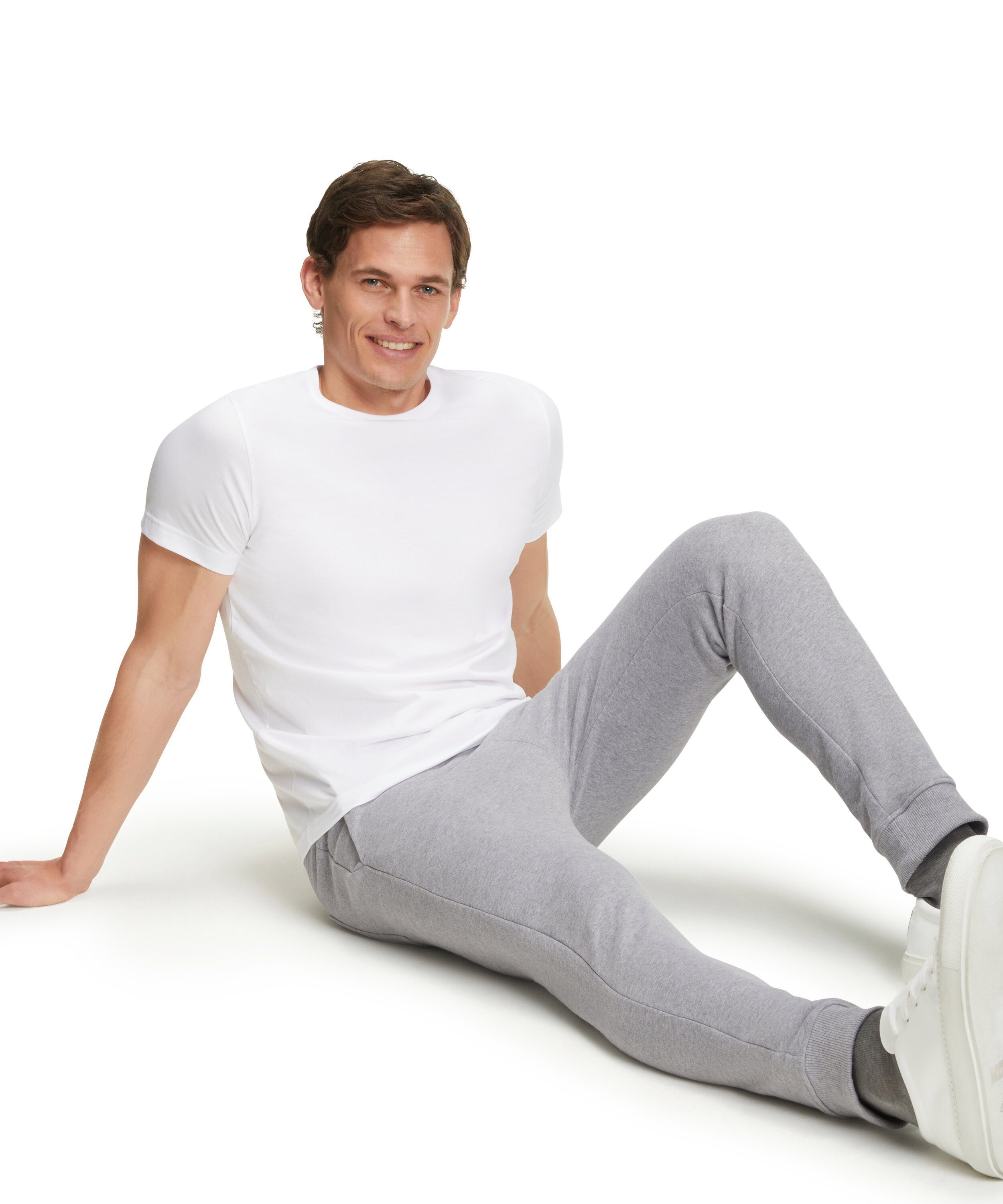 FALKE Sweathose Sweathose aus reiner Baumwolle (1-tlg) aus reiner Baumwolle