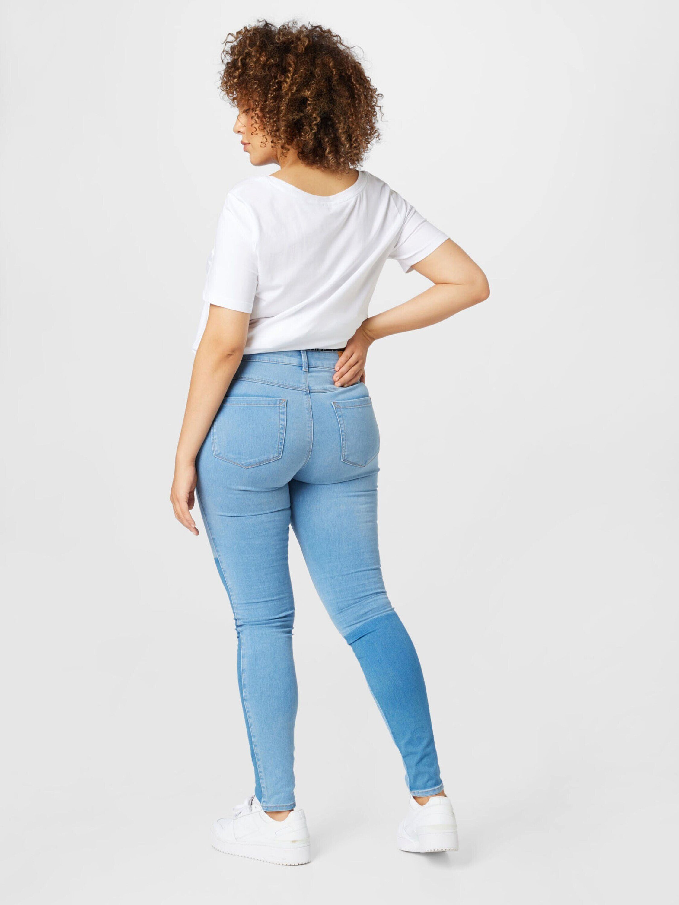 ONLY CARMAKOMA Skinny-fit-Jeans AUGUSTA (1-tlg) Weiteres Detail, Plain/ohne  Details, Gürtelschlaufen