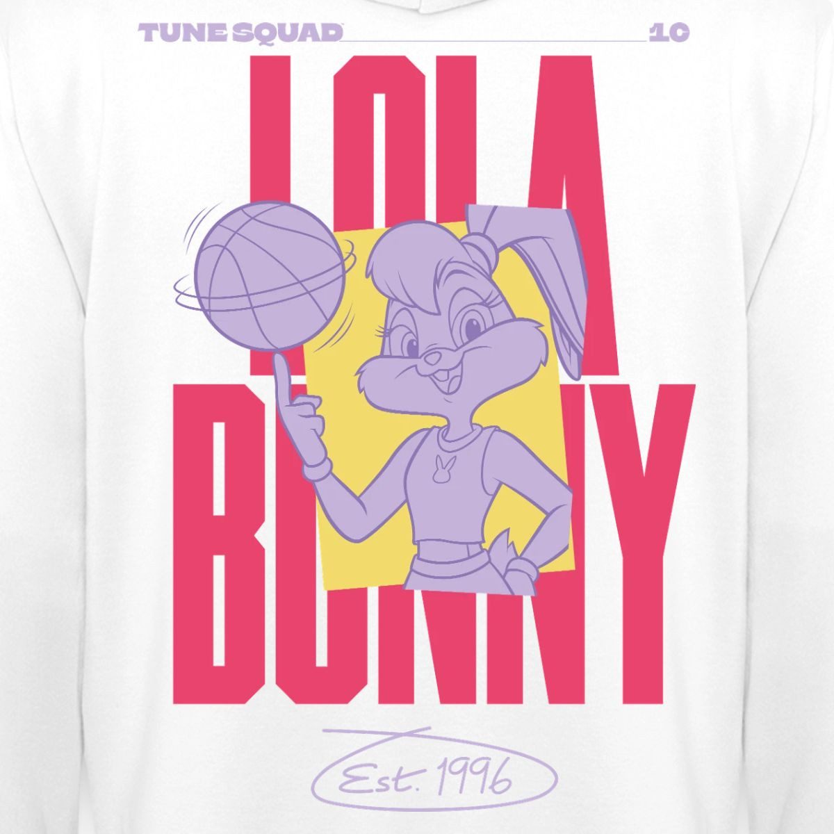 Spreadshirt Hoodie Looney Tunes Lola Bunny Mit Basketball Est. 1996 Unisex Hoodie (1-tlg)