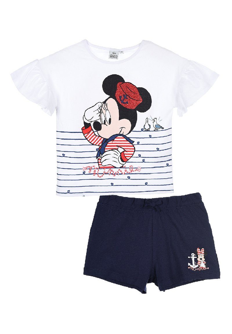 Shorty Shorts Maus Minnie Mouse Mini & Bekleidungs-Set T-Shirt Disney