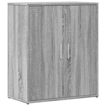 vidaXL Sideboard Sideboard Grau Sonoma-Eiche 60x31x70 cm Holzwerkstoff (1 St)