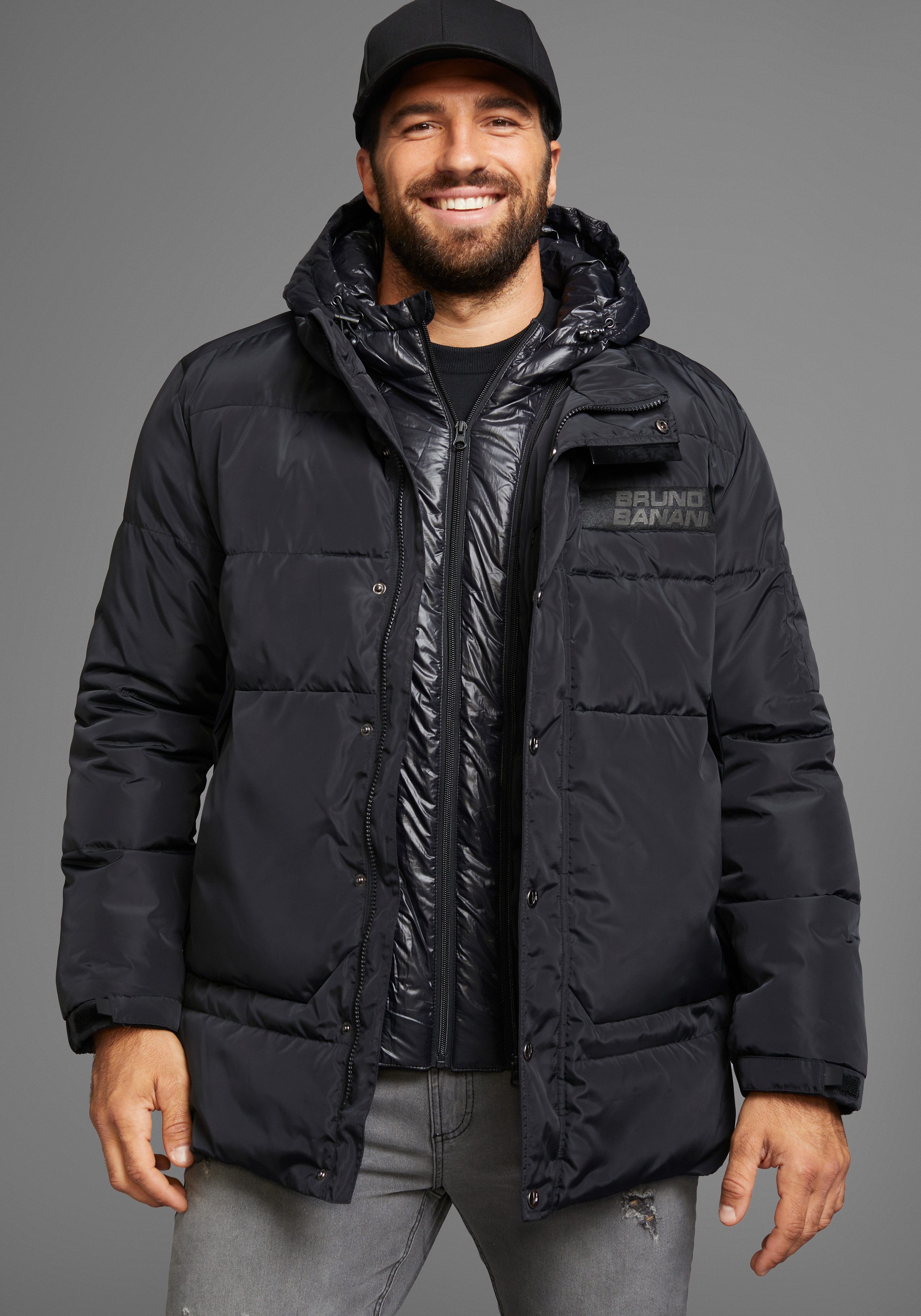 Bruno Banani Winterjacke wärmendes Material, hochschließender günstig online kaufen