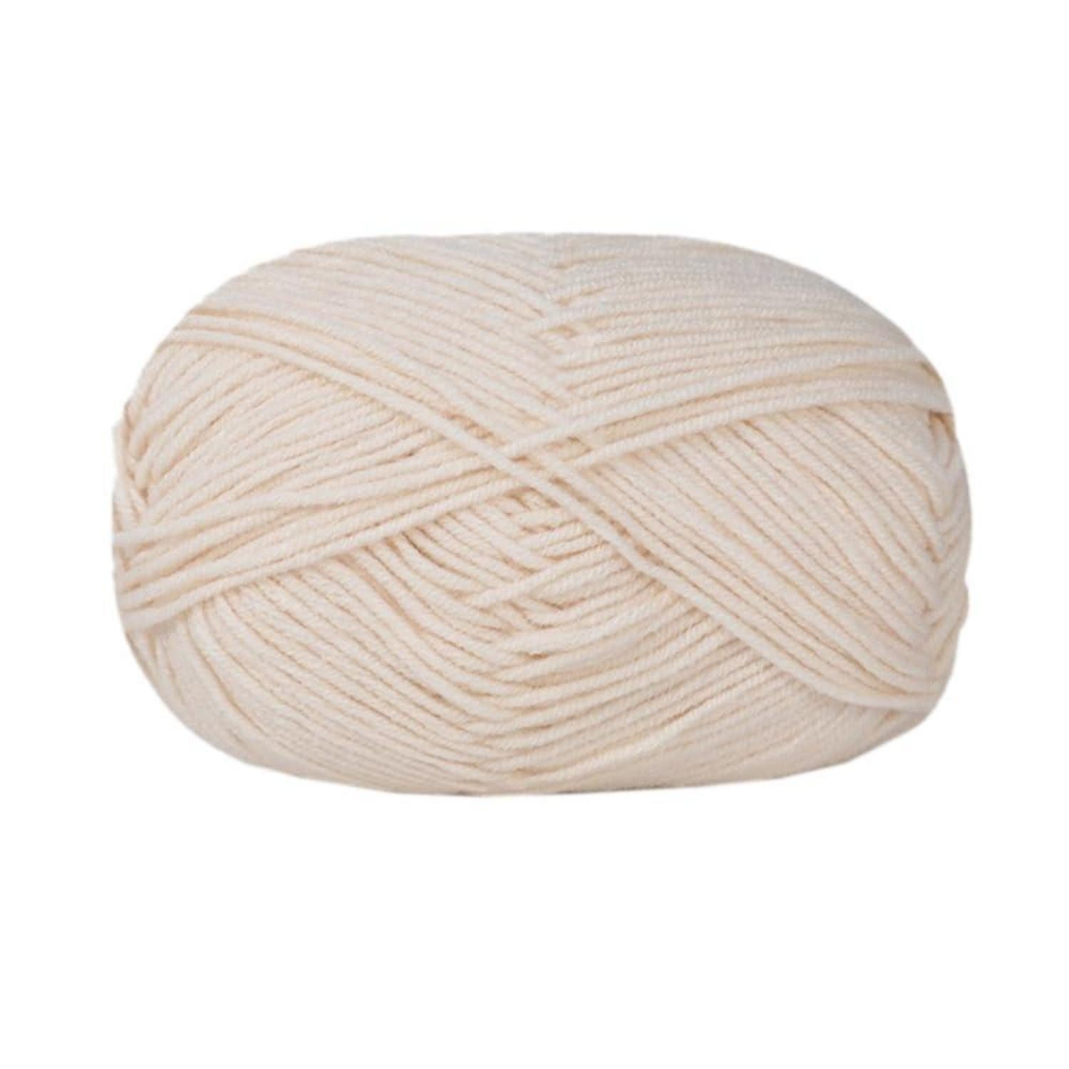 LuxusKollektion Häkelgarn Baumwolle 5x50g Beige Häkelwolle