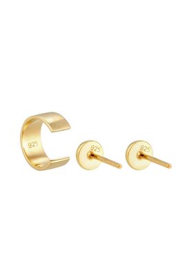 Elli Ohrring-Set 2er Set Single Earcuff Trend Blogger 925 Silber, Geo