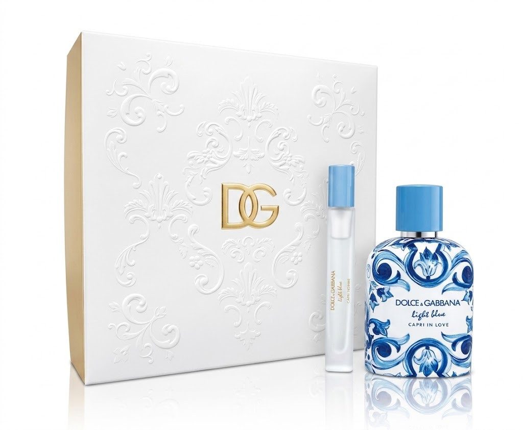 DOLCE & GABBANA Duft-Set Dolce & Gabbana Light Blue Capri in Love P. Homme EDP 100ml + EDT 10ml, 1-tlg.