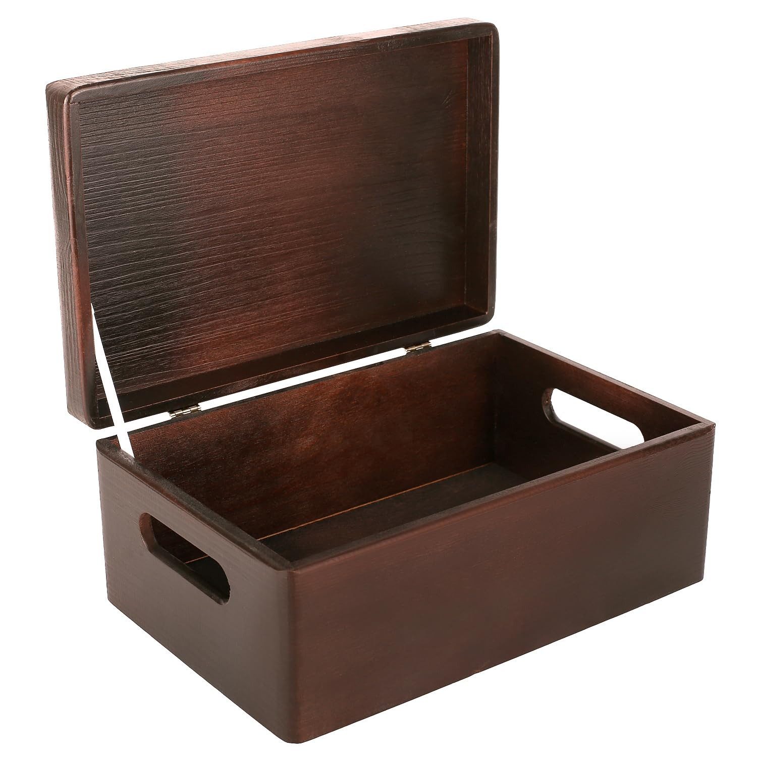 Holzkiste mit Deckel 30x20x14 cm (1cm)